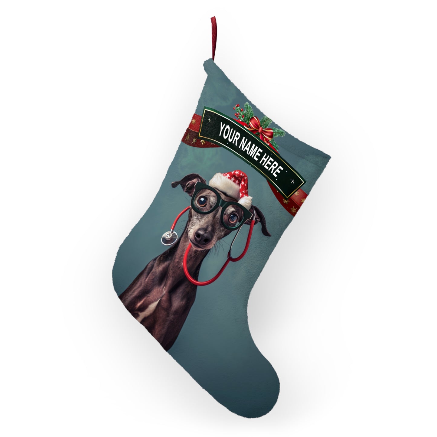 Santa's Vet Tech Stocking