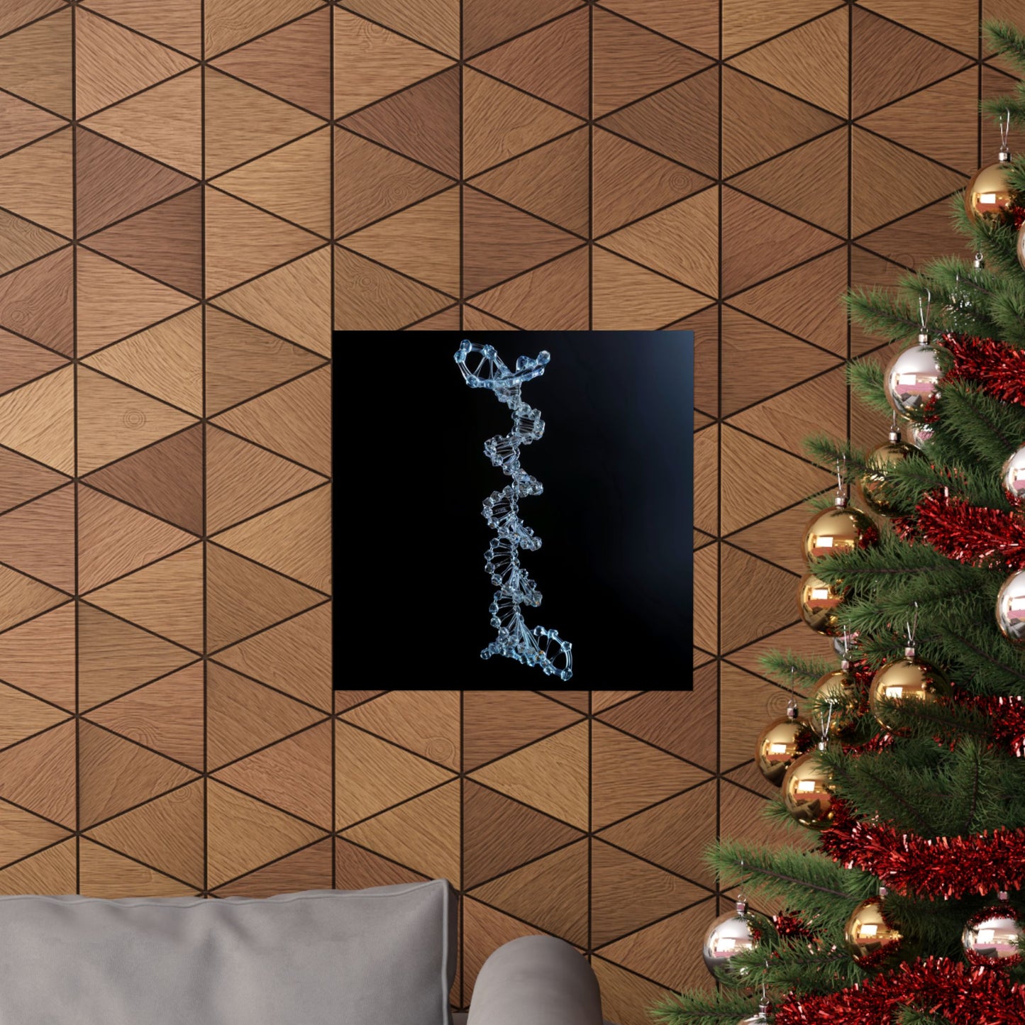 Poster - Glass DNA Strand