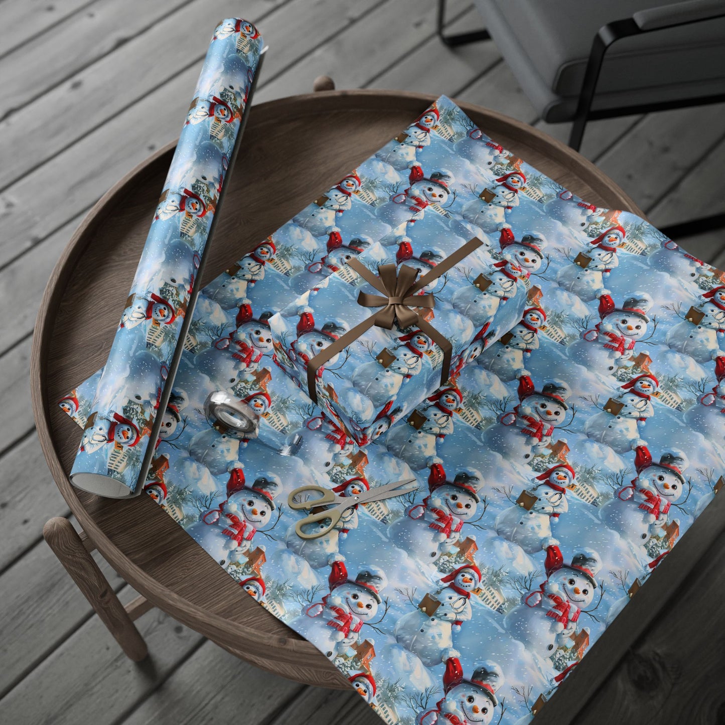 Dr. Frosty Wrapping Paper
