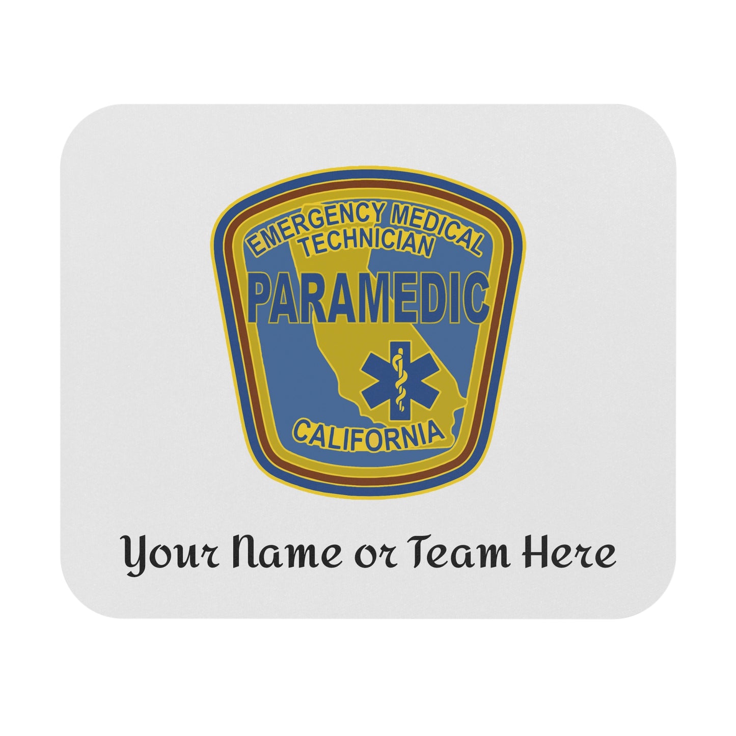CA Paramedic Custom Mouse Pad
