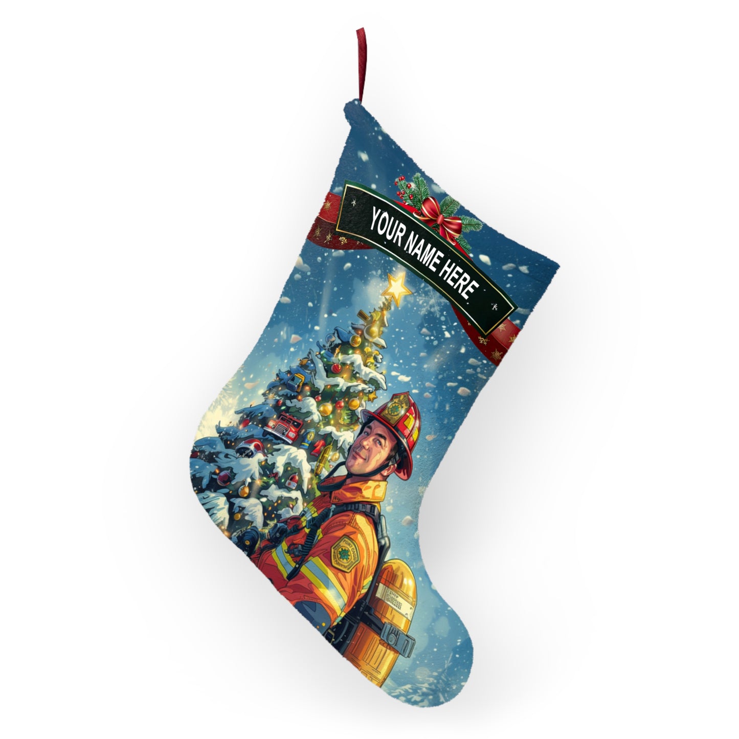 Firefighter Tree Stocking
