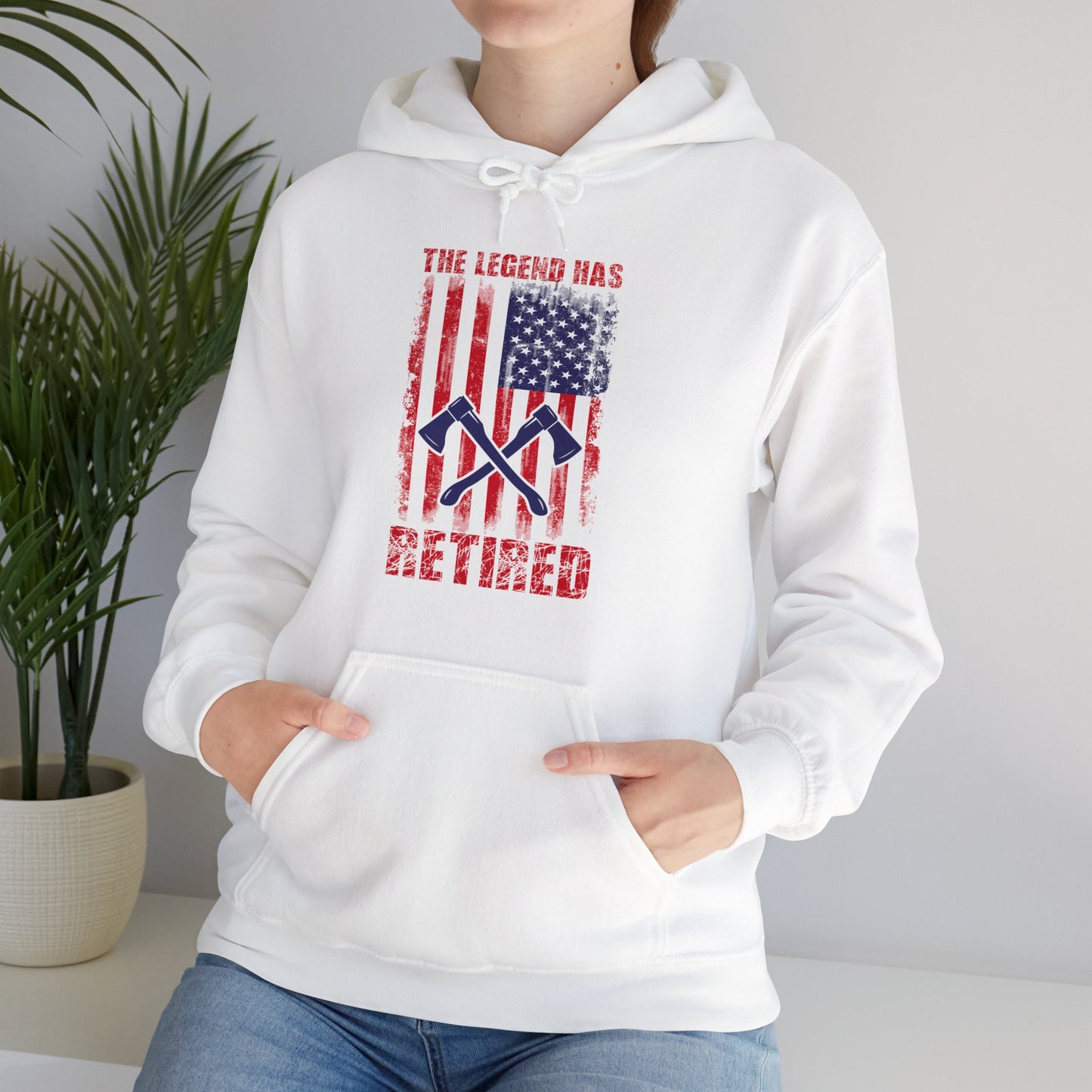 The Legend Has Retired Firefighter Hoodie
