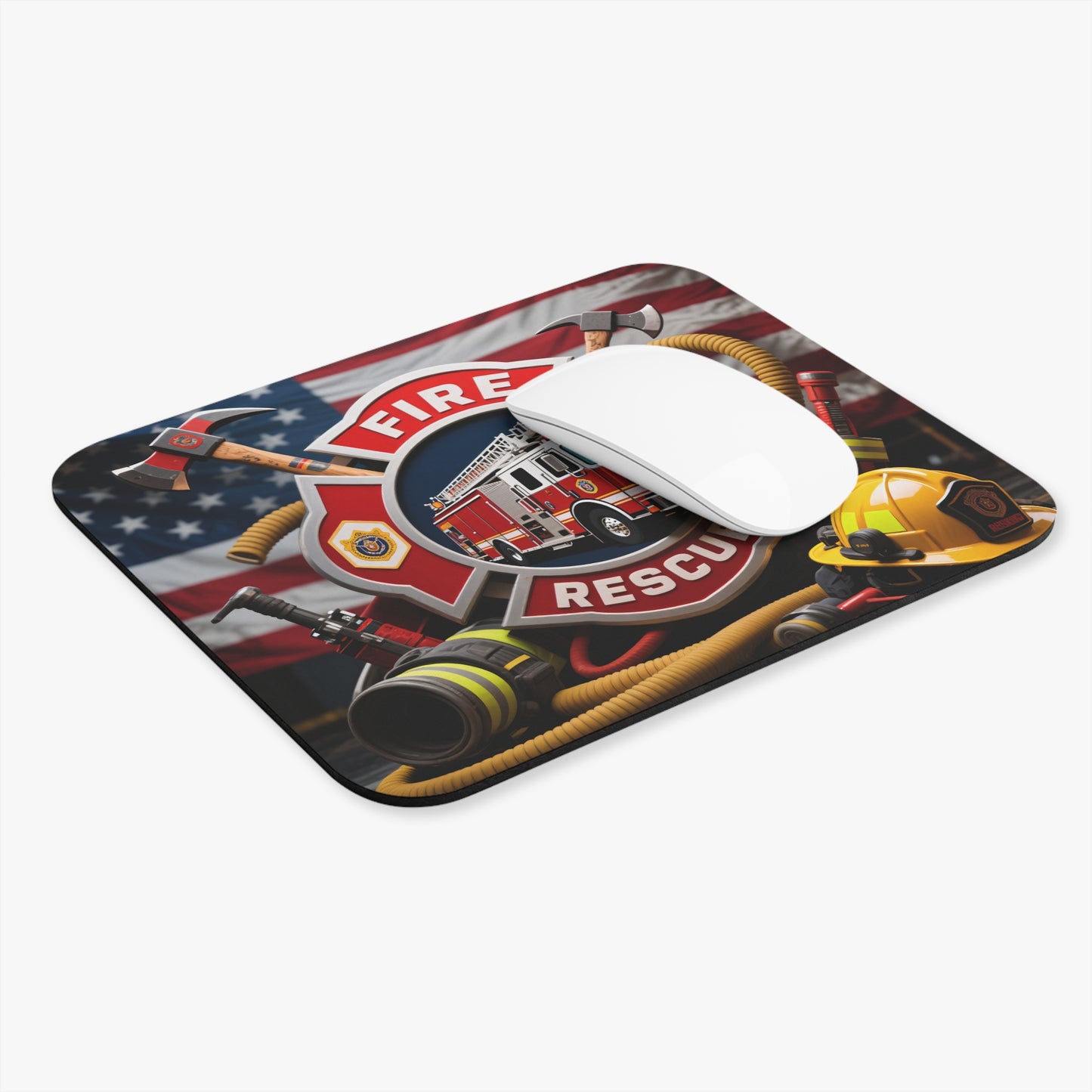 Fire Rescue Mouse Pad