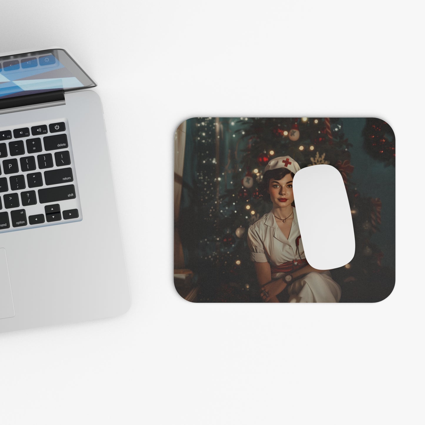 Vintage Nurse Mouse Pad