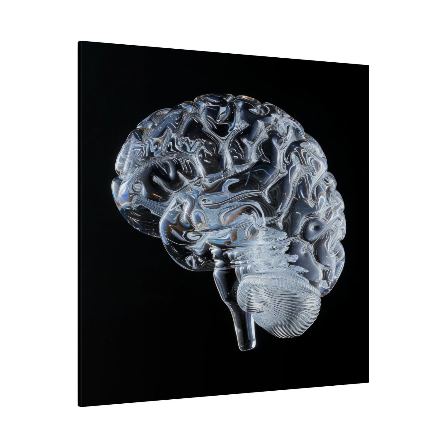 Matte Canvas - Glass Brain