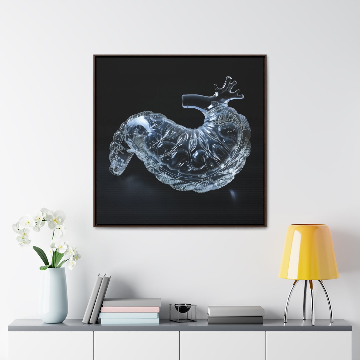 Framed Canvas - Glass Pancreas