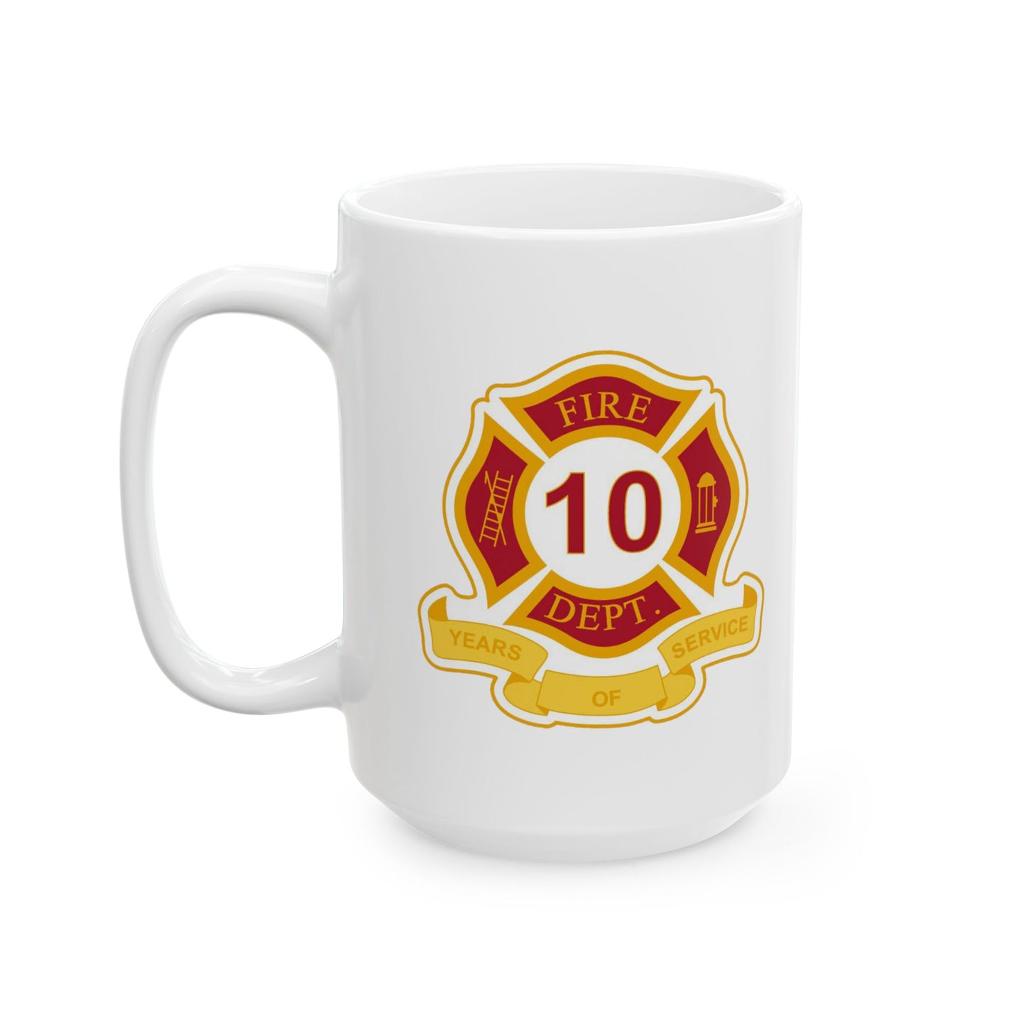 FD 10 Years of Service Mug