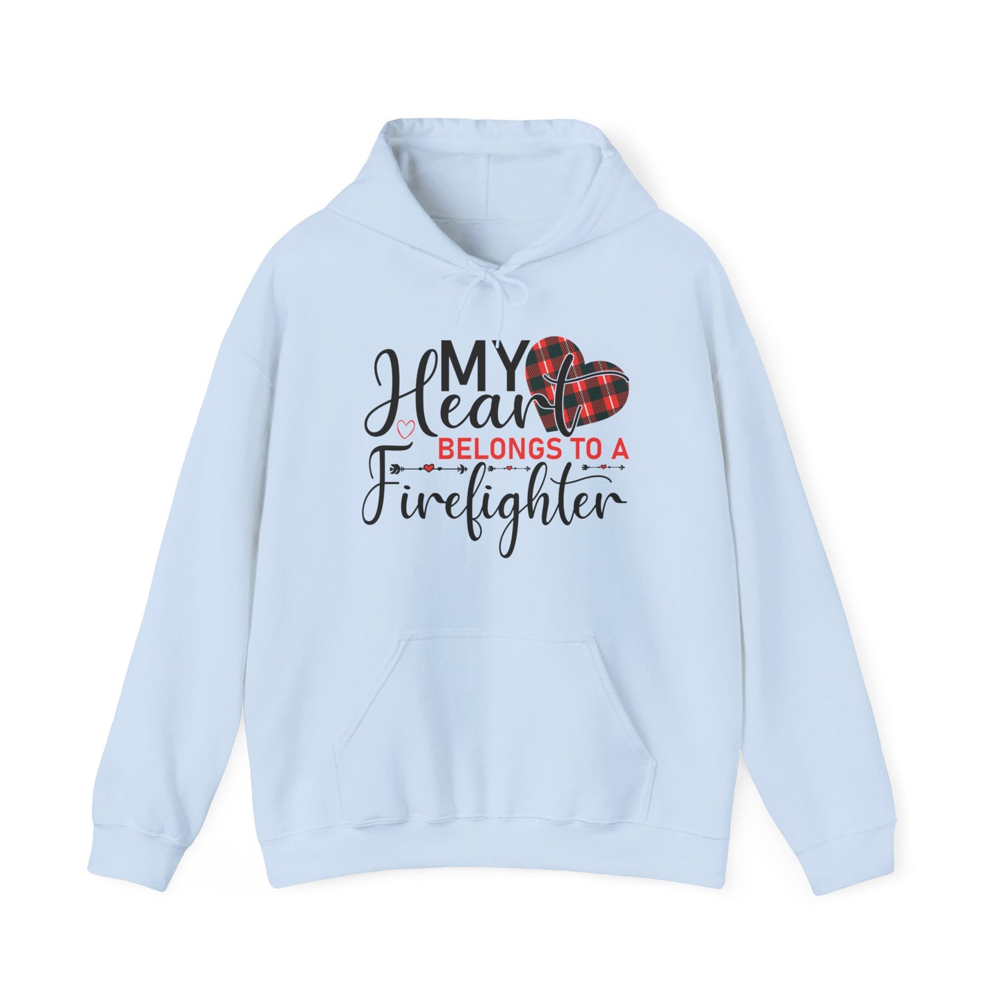 My Heart Belongs To A Firefighter Hoodie