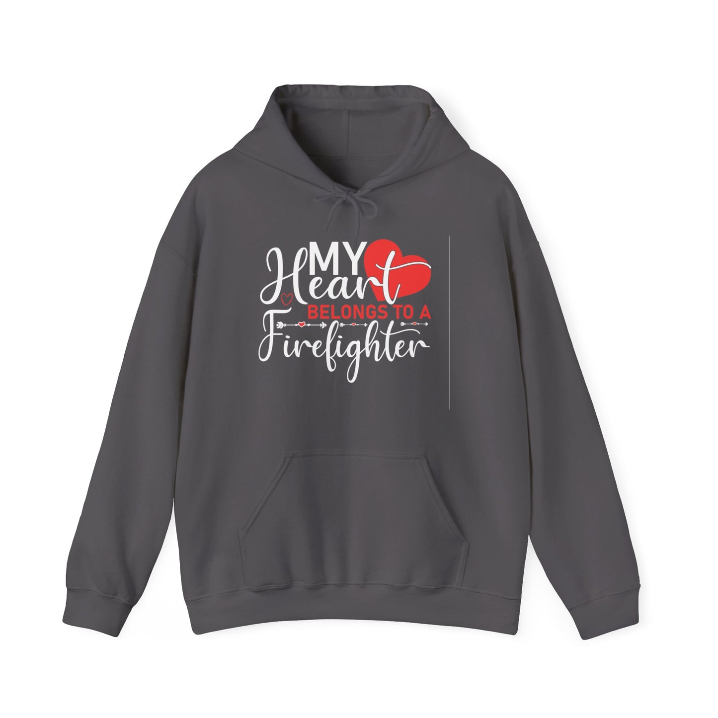 My Heart Belongs To A Firefighter Hoodie