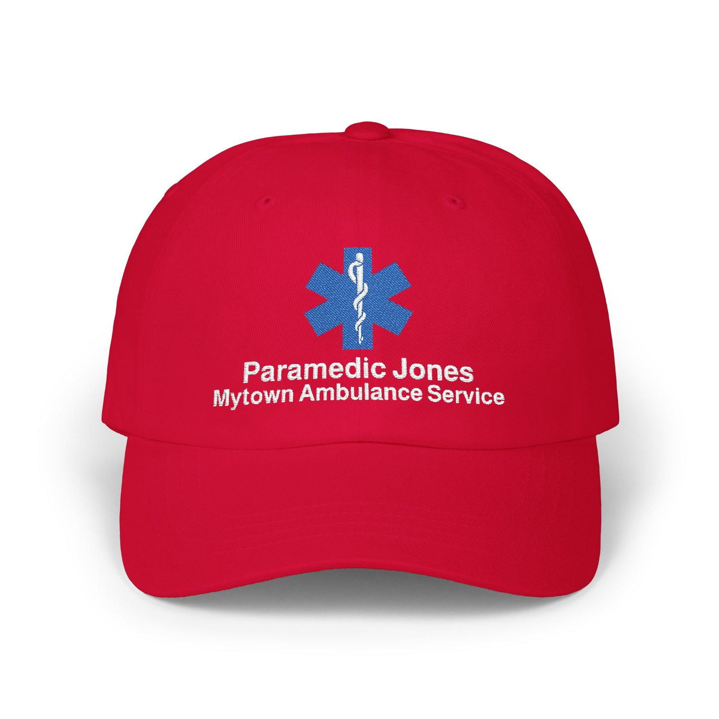 Custom Star of Life Baseball Cap
