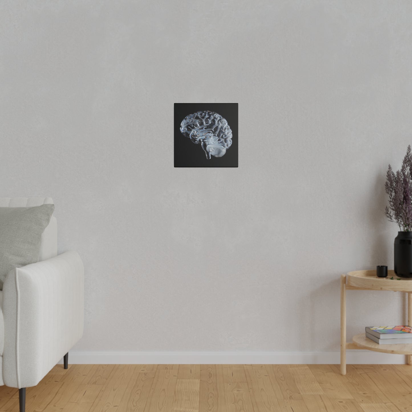 Matte Canvas - Glass Brain