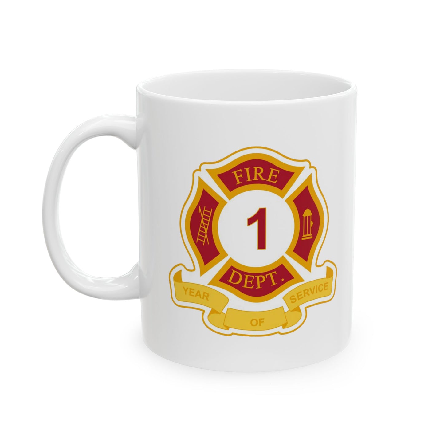 FD 1 Years of Service Mug