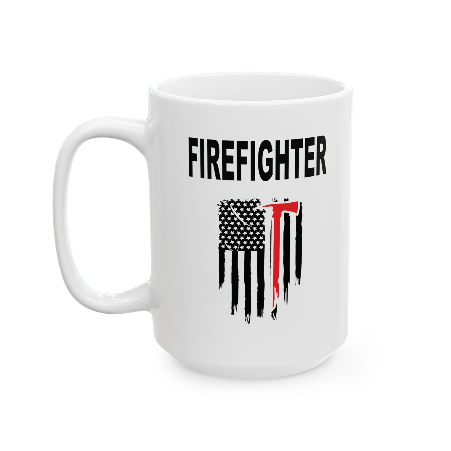 Firefighter Flag & Axe Mug