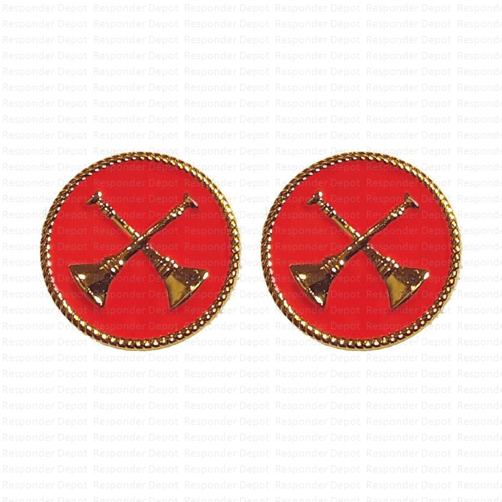 2 Bugles X Red Pin - G
