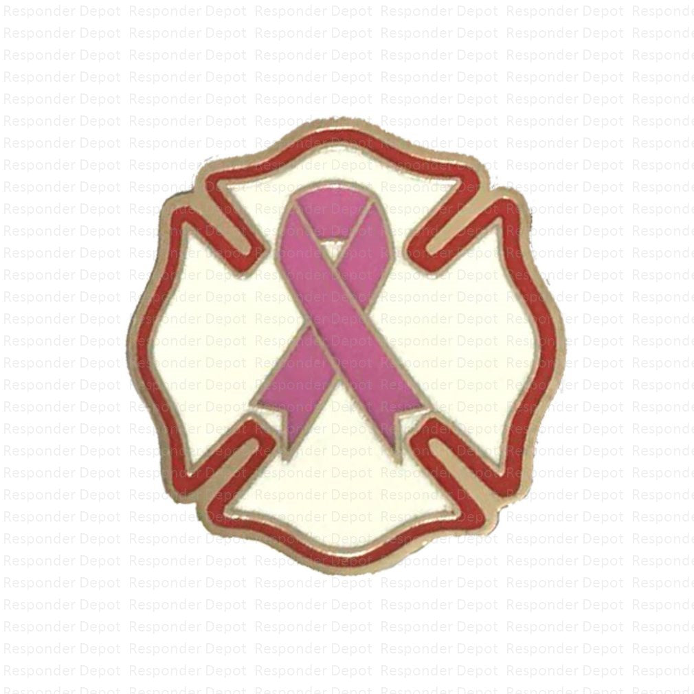 Maltese Cross - Pink Ribbon