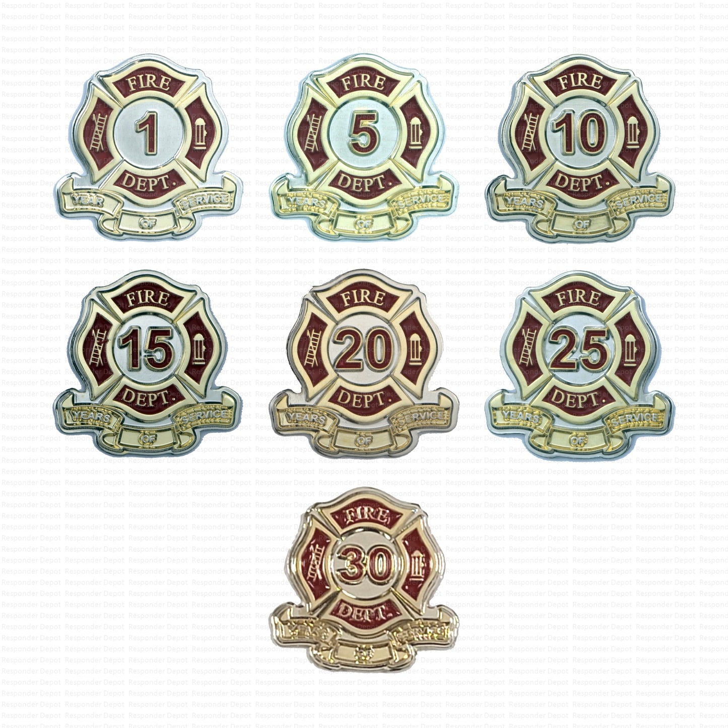 Fire Dept. Years of Service - 1 Year