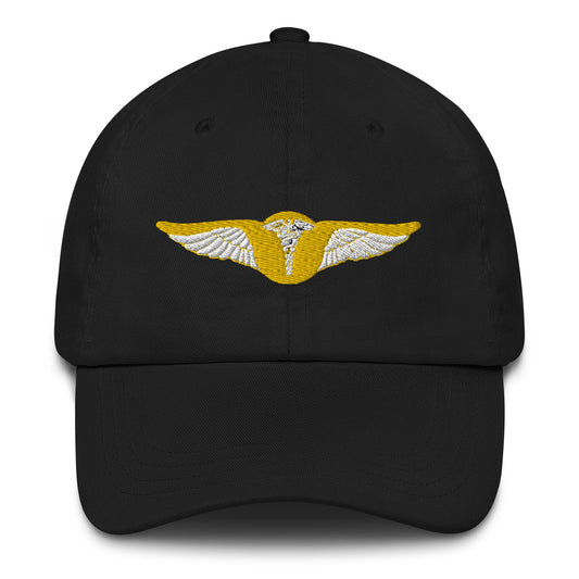 Flight Wings Caduceus Baseball Cap