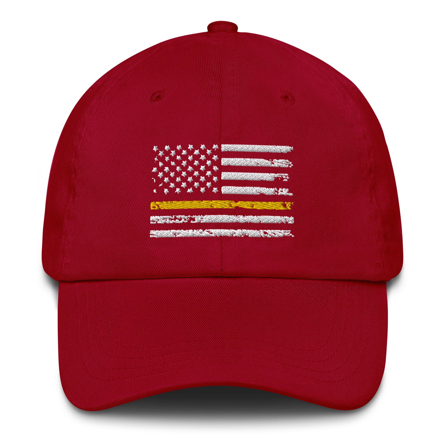 Yellow Line Flag Baseball Cap