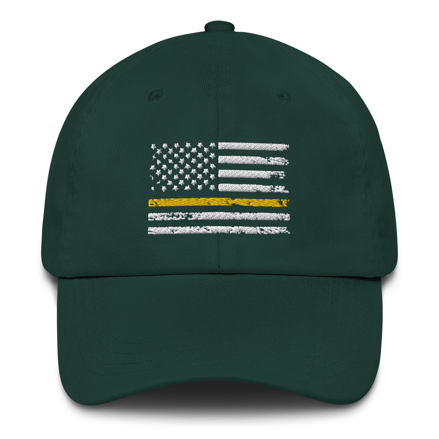 Yellow Line Flag Baseball Cap