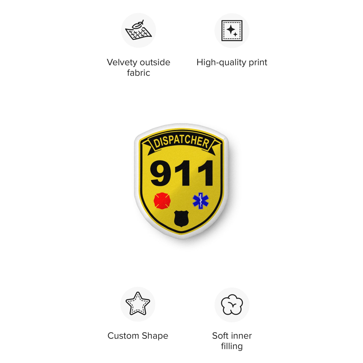 Dispatcher 911 Pillow