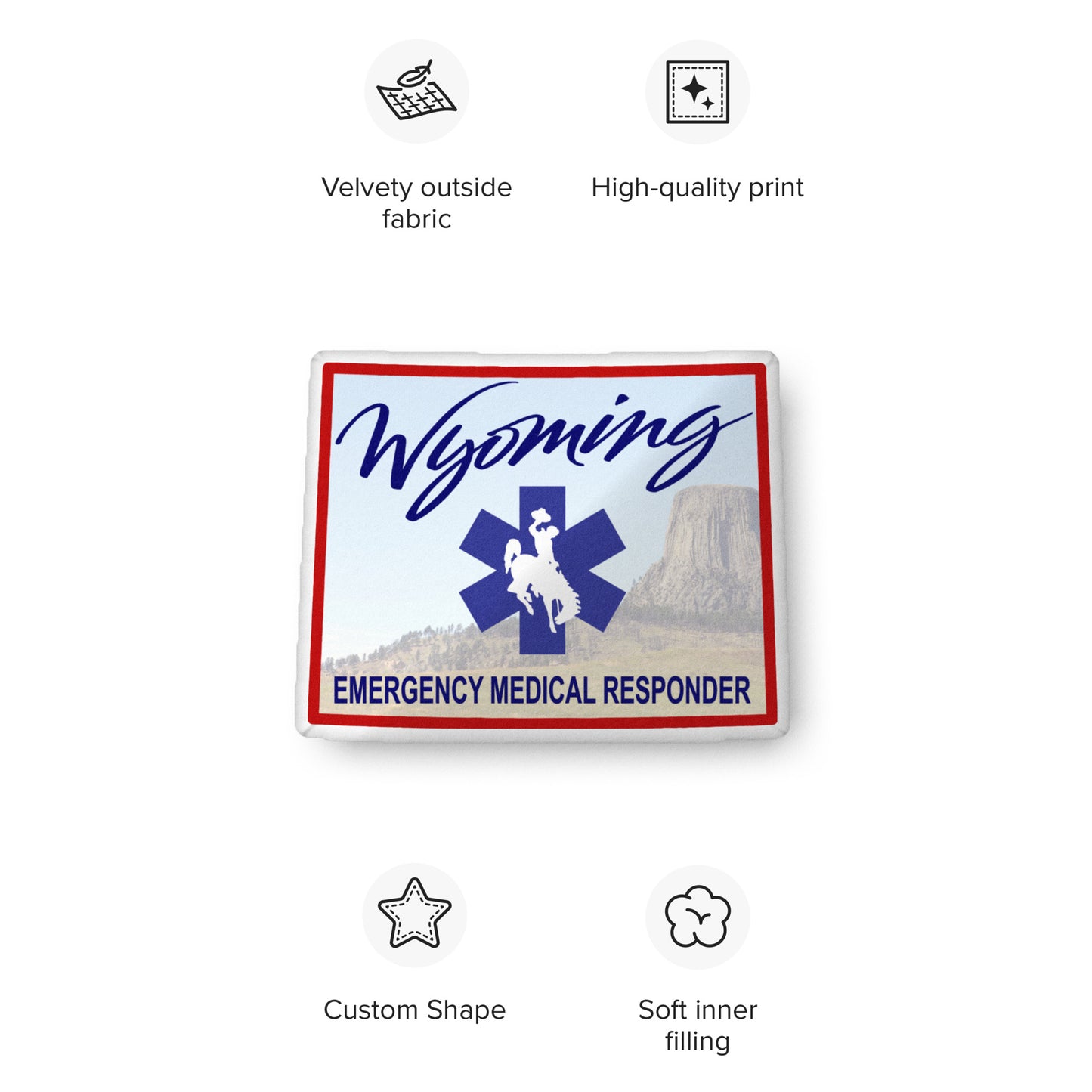 Wyoming EMR Pillow