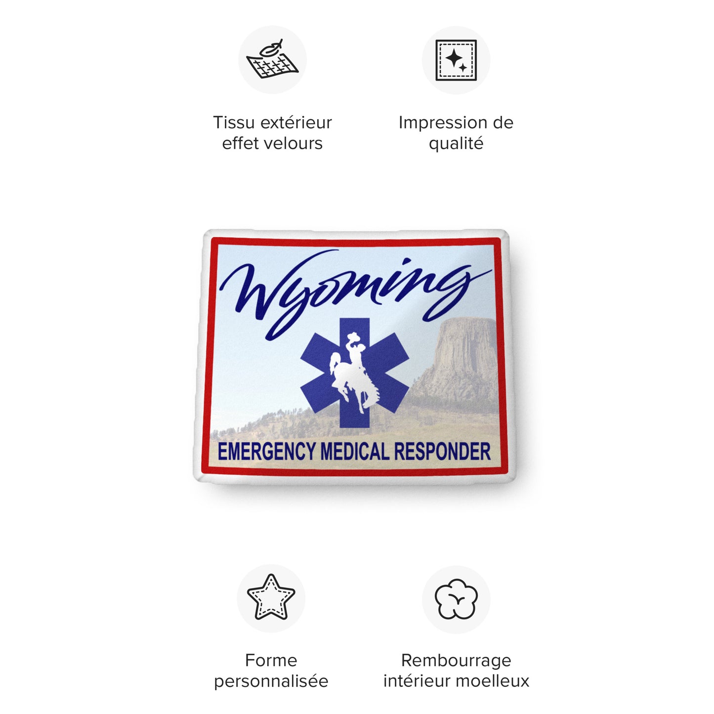 Wyoming EMR Pillow