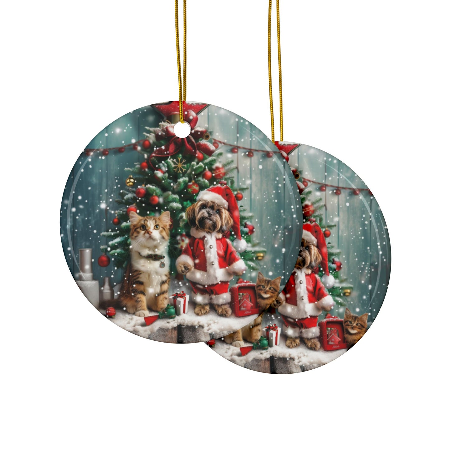 Dressed for Christmas Ornament