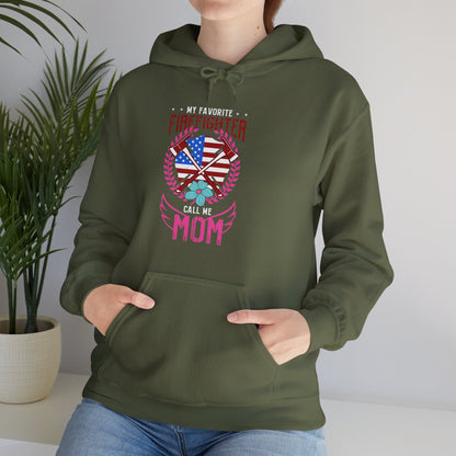 My Favorite Firefighter Call Me Mom Hoodie