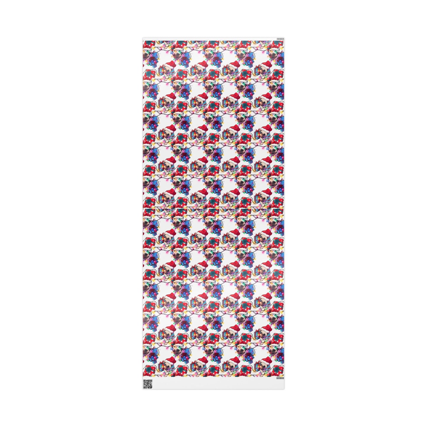 Christmas Pug Wrapping Paper