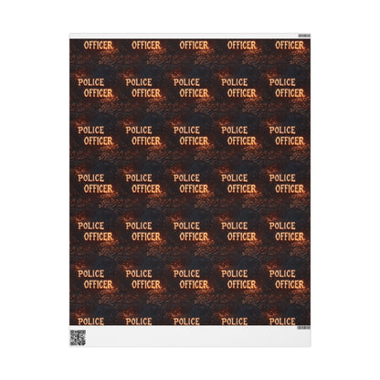 Police Officer Wrapping Paper