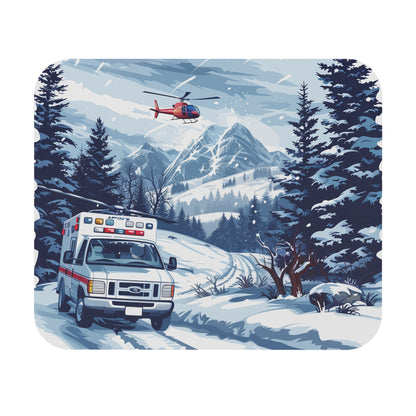 Ambulance Mountain Mouse Pad