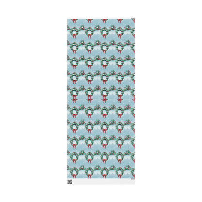 Hospital Wreath Wrapping Paper