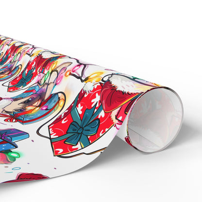 Christmas Pug Wrapping Paper