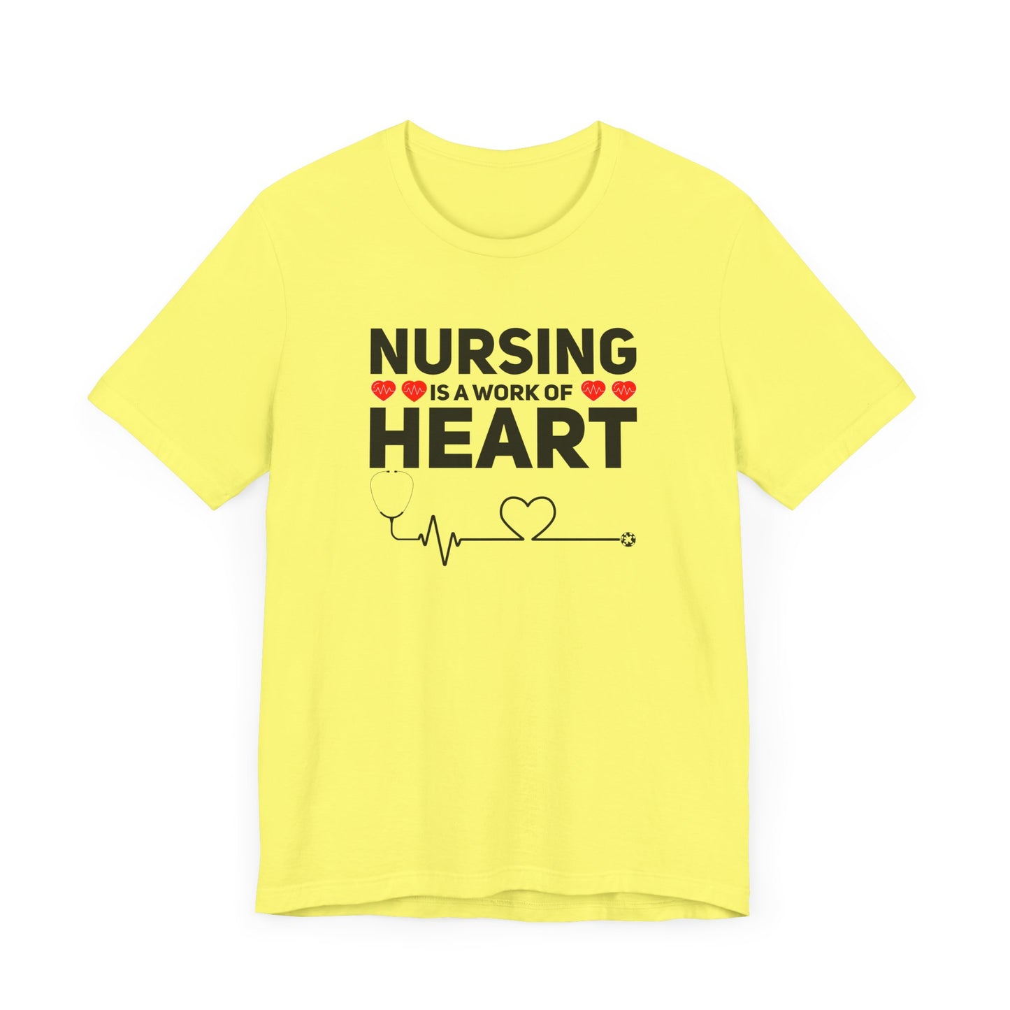 Nursing Is A Work Of Heart T-Shirt