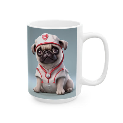 Nurse Pug Mug