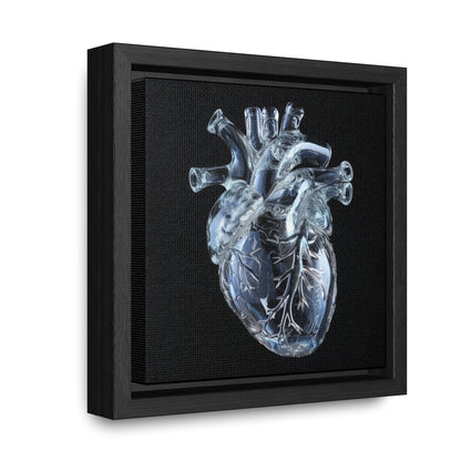 Framed Canvas - Glass Heart