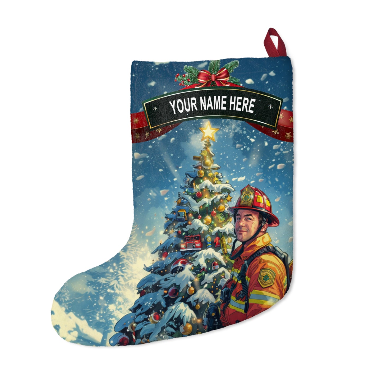 Firefighter Tree Stocking