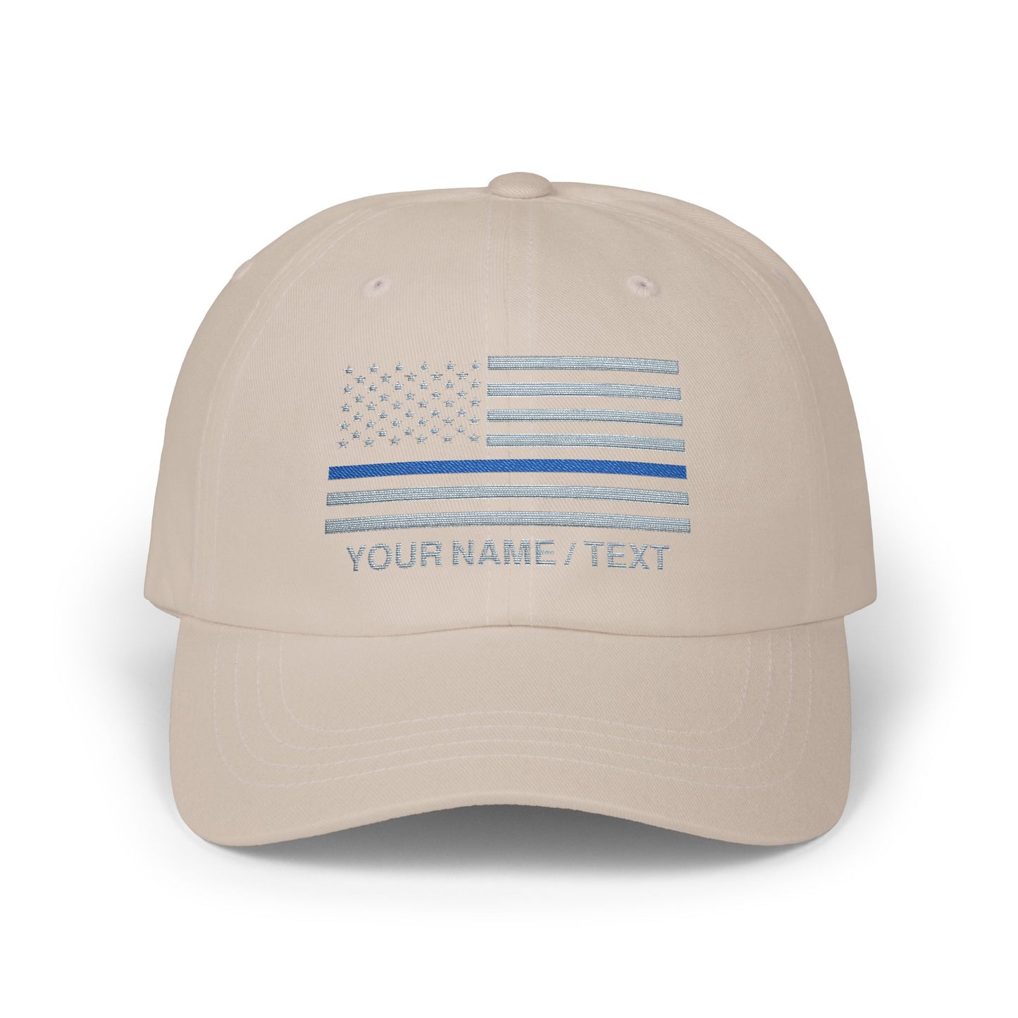 American Flag Custom Blue Line Baseball Cap