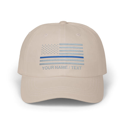 American Flag Custom Blue Line Baseball Cap