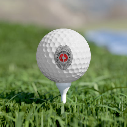 Firefighter Badge Golf Balls - 6 Pack