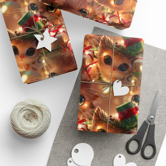 Cats & Christmas Wrapping Paper