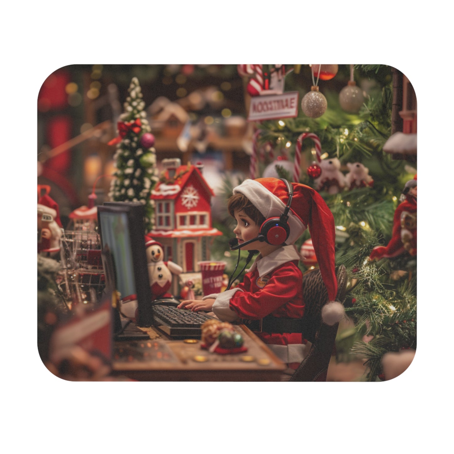 Dispatcher Elf Mouse Pad