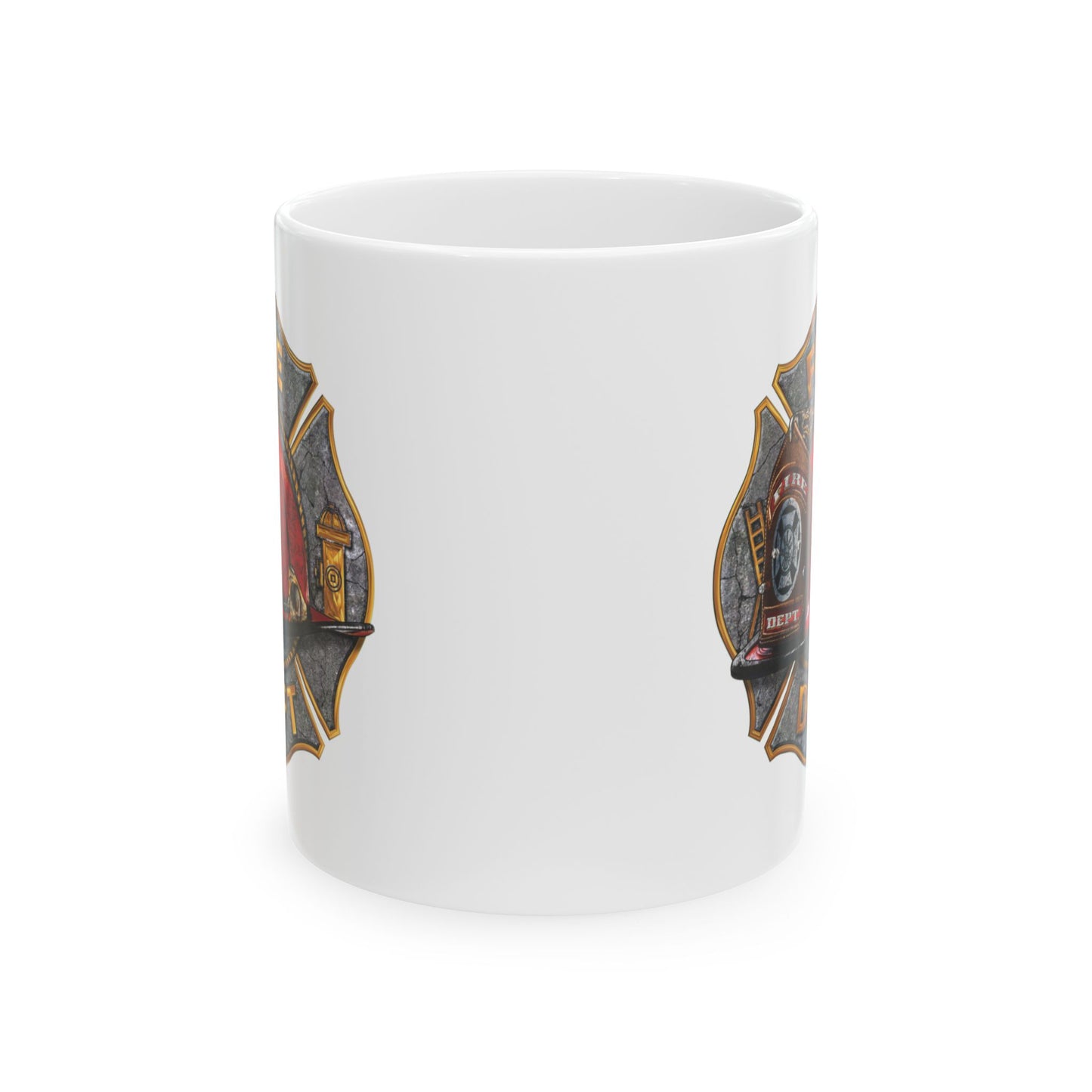 Fire Dept. Maltese Cross Mug