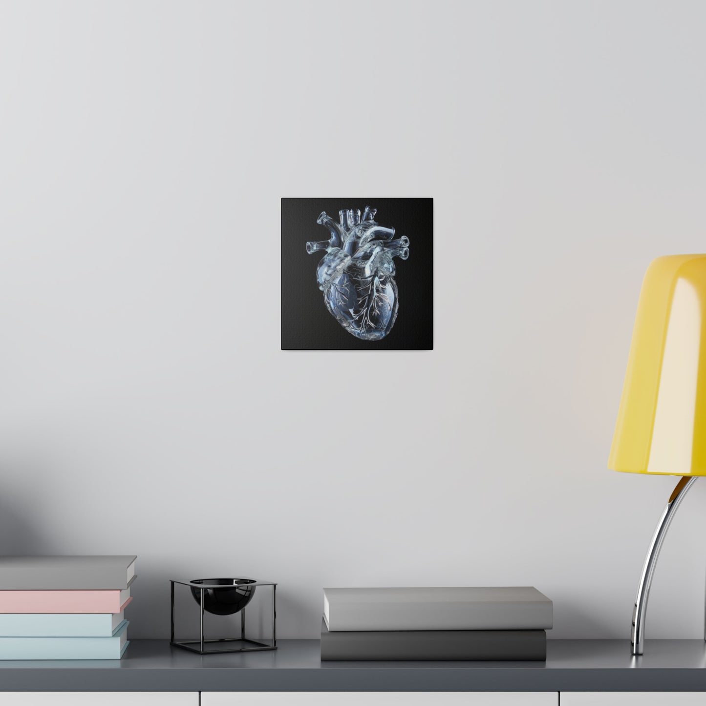Matte Canvas - Glass Heart