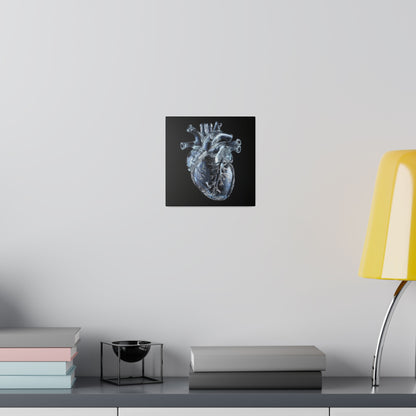Matte Canvas - Glass Heart