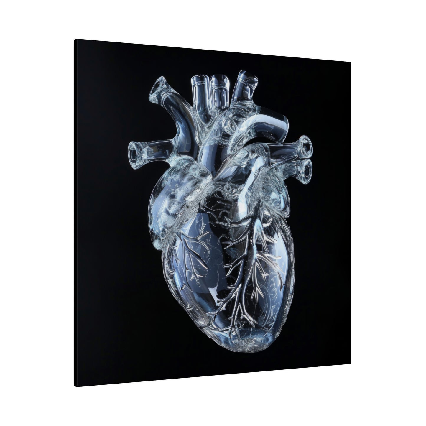 Matte Canvas - Glass Heart