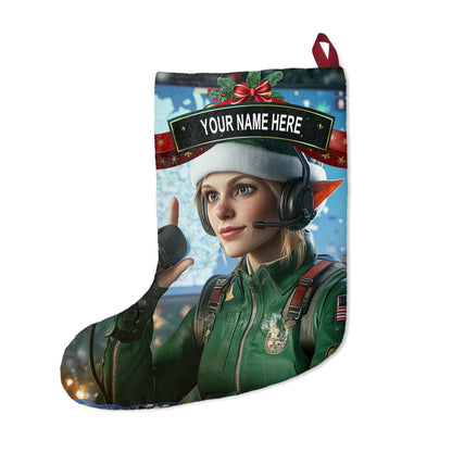 Elf on Dispatch Stocking