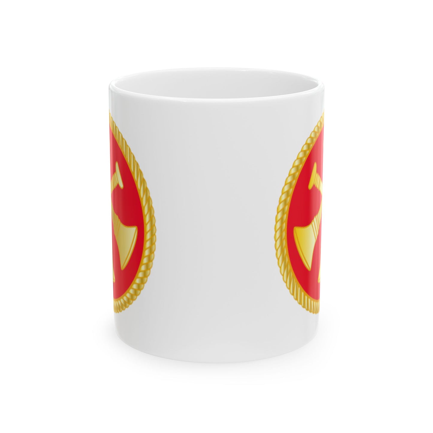 Rank - 3 Bugles - Red Mug