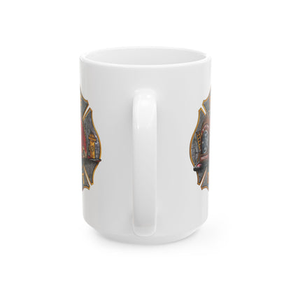Fire Dept. Maltese Cross Mug
