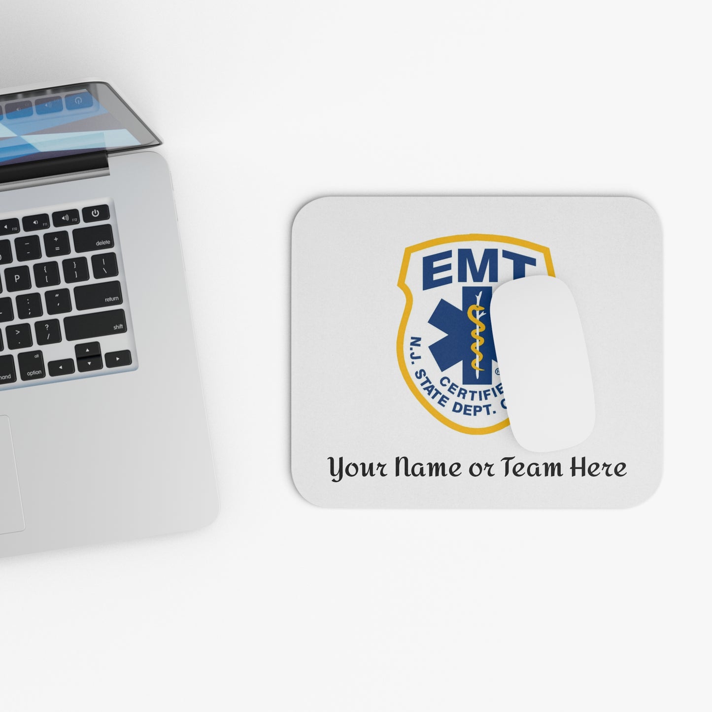 NJ EMT Custom Mouse Pad